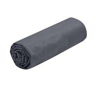 STOF - Drap Housse -Taille 180x200 cm Grand Bonnet 30 cm -100% Coton certifié Oeko-Tex - Couleur Ardoise -Modèle Eden - Linge de Lit pour Maison - Doux et Confortable pour Nid Douillet