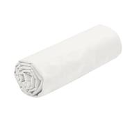 STOF - Drap Housse -Taille 180x200 cm Grand Bonnet 30 cm -100% Coton certifié Oeko-Tex - Couleur Ivoire -Modèle Eden - Linge de Lit pour Maison - Doux et Confortable pour Nid Douillet