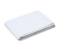STOF - Drap Plat - Taille 180x290 cm - Qualité Percale de Coton - 100% Coton certifié Oeko-Tex - Couleur Blanc - Modèle Elysée - Linge de lit pour Maison - Doux et Confortable