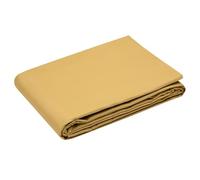 STOF - Drap Plat - Taille 180x290 cm - Qualité Percale de Coton - 100% Coton certifié Oeko-Tex - Couleur Moutarde - Modèle Elysée - Linge de lit pour Maison - Doux et Confortable