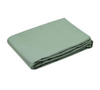 STOF - Drap Plat - Taille 180x290 cm - Qualité Percale de Coton - 100% Coton certifié Oeko-Tex - Couleur Vert - Modèle Elysée - Linge de lit pour Maison - Doux et Confortable
