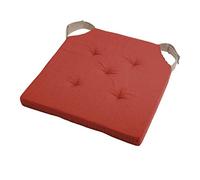 Stof - Galette de Chaise 38 x 38 x 4 cm - Duo - Terracotta