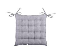 Stof - Galette de Chaise - Taille 40x40 cm - 100% Polyester - Couleur Gris - Modèle Bea - Qualité Exceptionnelle - Confortable et Élégant - Facile d'entretien