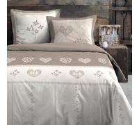 Stof Housse de Couette + 2 taies MODANE Naturel 240 x 220 cm