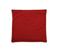Stof - Housse de Coussin - Taille 40x40 cm - 100% Polyester - Couleur Rouge - Modèle Doudou - Linge de Lit pour Maison - Lavage à 30° - Qualité exceptionnelle