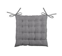 Stof Lovely CASA - Galette de Chaise - Taille 40x40 cm - 100% Polyester - Couleur Anthracite - Modèle Bea - Qualité Exceptionnelle - Confortable et Élégant - Facile d'entretien