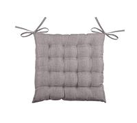 Stof Lovely CASA - Galette de Chaise - Taille 40x40 cm - 100% Polyester - Couleur Taupe - Modèle Bea - Qualité Exceptionnelle - Confortable et Élégant - Facile d'entretien