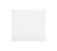 Stof Lovely CASA - Housse de Coussin - Taille 60x60 cm - 100% Polyester - Couleur Blanc - Modèle Doudou - Linge de Lit pour Maison - Lavage à 30° - Qualité exceptionnelle