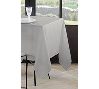 Stof Lovely CASA - Nappe - Taille 145x300 cm - 100% Polyester - Couleur Mastic - Modèle Nelson - Rectangulaire - Linge de Table - Lavable 30° - Qualité Exceptionnelle
