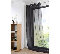 Stof - Monna Voilage Polyester Noir 280 x 140 cm