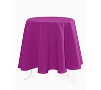 Stof - Nappe - Taille 145x240 cm - 100% Polyester - Couleur Framboise - Modèle Nelson - Rectangulaire - Linge de Table - Lavable 30° - Qualité Exceptionnelle