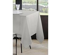 Stof - Nappe - Taille 145x240 cm - 100% Polyester - Couleur Lin - Modèle Nelson - Rectangulaire - Linge de Table - Lavable 30° - Qualité Exceptionnelle