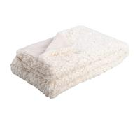 Stof Plaid Mouton 160x130 cm 100% coton Blanc