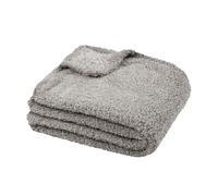 Stof - Plaid - Taille 180x220 cm - 100% Polyester - Couleur Naturel - Modèle Montréal - Couverture - Doux Chaud Moelleux, uni