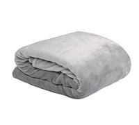 Stof - Plaid - Taille 240x220 cm - 100% Polyester - Couleur Perle - Modèle Doudou - pour Canapé ou Chambre - Idéal Toutes pièces