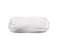 Stof - Polochon - Taille 20x45 cm - 100% Polyester - Couleur Blanc - Modèle Doudou - Linge pour Maison - Doux et Confortable pour Nid Douillet - Lavable 30°