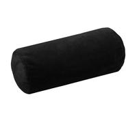 Stof - Polochon - Taille 20x45 cm - 100% Polyester - Couleur Noir - Modèle Doudou - Linge pour Maison - Doux et Confortable pour Nid Douillet - Lavable 30°