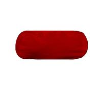 Stof - Polochon - Taille 20x45 cm - 100% Polyester - Couleur Rouge - Modèle Doudou - Linge pour Maison - Doux et Confortable pour Nid Douillet - Lavable 30°