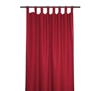 Stof - Rideau - Modèle Nelson - Rouge - 135x260 cm - 100% Polyester