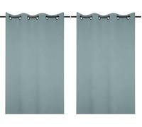 Stof - Rideau - Modèle Notte - Jade - 140x280 cm - 100% Polyester (Lot de 2)