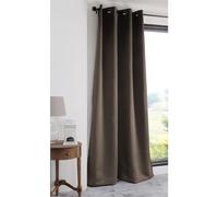Generique Rideau occultant Notté 100% polyester 135 x 250 cm Taupe