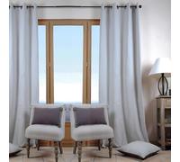 Stof - Rideau Occultant Uni Duo Coton Perle 240 x 135 cm