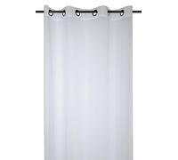 Stof - Rideau - Voile Monna avec Œillets pour Salon ou Chambre - Taille 135 x 260 - Blanc - Voile pour Fenêtre ou Dressing - Garantira Votre Intimité - Décoration - Idéal pour Maison