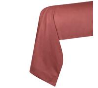 STOF - Taie de traversin -Taille 45x185 cm - 100% Coton certifié Oeko-Tex - Excellente qualité - Couleur Grenache -Modèle Eden - Linge de Lit pour Maison - Doux et Confortable - Unisexe - Mixte