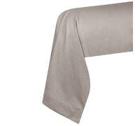 STOF - Taie de traversin -Taille 45x185 cm - 100% Coton certifié Oeko-Tex - Excellente qualité - Couleur Lin -Modèle Eden - Linge de Lit pour Maison - Doux et Confortable - Unisexe - Mixte