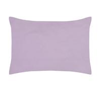 STOF - Taie d'oreiller Sac - Taille 50x70 cm - Qualité Percale de Coton - 100% Coton certifié Oeko-Tex - Couleur Parme - Modèle Elysée - Linge de lit pour Maison