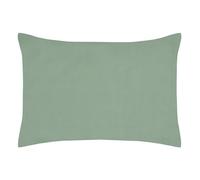 STOF - Taie d'oreiller Sac - Taille 50x70 cm - Qualité Percale de Coton - 100% Coton certifié Oeko-Tex - Couleur Vert - Modèle Elysée - Linge de lit pour Maison