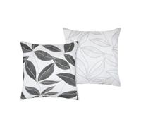 STOF - Taie d'oreiller Sac - Taille 63x63 cm - Qualité Percale de Coton - 100% Coton certifié Oeko-Tex - Noir - Blanc - Modèle Matisse - Linge de lit - Moderne - Zen