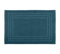 Stof - Tapis de Bain - Taille 45x70 cm - 100% Coton Bio - Couleur Petrole - Modèle Lagune - Linge pour la Maison - Doux et Confortable - Idéal pour la Salle de Bain