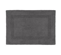 Stof - Tapis d'Intérieur - Taille 50x80 cm - 100% Coton - Couleur Anthracite - Modèle Softness - Idéal dans Toutes Les pièces de la Maison - Lavable - Doux et Confortable