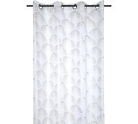 Stof - Voile - 140x260cm - Modèle Maldives - Argent - R6B095002VL - Motif Exotique - Idéal Toute pièce