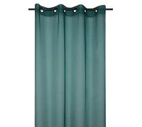 Stof - Voile Monna avec Œillets pour Salon ou Chambre - Taille 135 x 260 Emeraude - Voile pour Fenêtre ou Dressing - Garantira Votre Intimité - Décoration - Idéal pour Maison