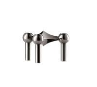 STOFF Nagel Bougeoir H6.5 Chrome Noir
