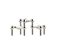 STOFF Nagel Bougeoir Set de 3 Chrome