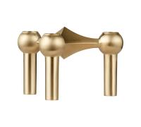 STOFF Nagel Chandelier Nagel Laiton brossé