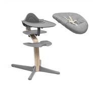 Stokke Nomi Chaise haute avec Set Naissance, Baby Set et Plateau, Gris
