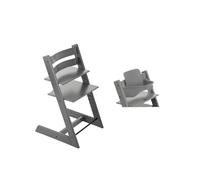 Stokke - Pack Chaise haute Tripp Trapp® Hêtre + baby set - Gris Tempête
