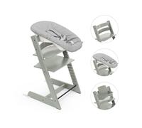 Stokke - Pack Chaise haute Tripp Trapp Hêtre + Baby Set + Newborn set - Glacier Green