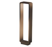 Stola Borne Lumineuse Led D'Extérieur 11W 3000K Ip65 Design Moderne En Aluminium Peint Couleur Corten Pour L'Éclairage D'Allées Et De Jardins