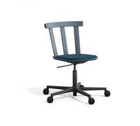 Stolab Chaise Alt sur pied pivotant avec assise rembourrée en bouleau Vidar 4. 733 blue-orage 66