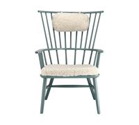 Stolab Fauteuil coussin & coussin pour le cou Henriette Brume-Moonlight