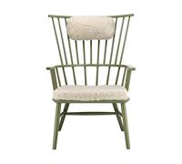 Stolab Fauteuil coussin & coussin pour le cou Henriette Olive vert-Moonlight