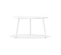 Stolab Table Miss Tailor Ø130 cm blanc 21 couvrant. plateau fixe