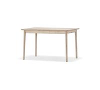 Stolab Table Prima Vista Chêne laqué mat clair-120 cm-1 rallonge