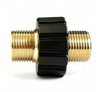 Stone Banks Raccord Rapide de Tuyau, Adaptateur pour Nettoyeur Haute Pression à Double Mâle M22 x 1,5 Compatible avec Karcher, Karcher HD & HDs Nettoyeur Haute Pression Tuyau (14 mm Diamètre)