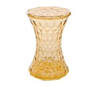 Kartell Tabouret Stone Jaune en polycarbonate